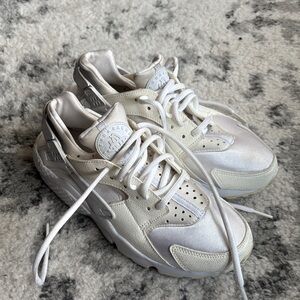 White Huarache Sneakers